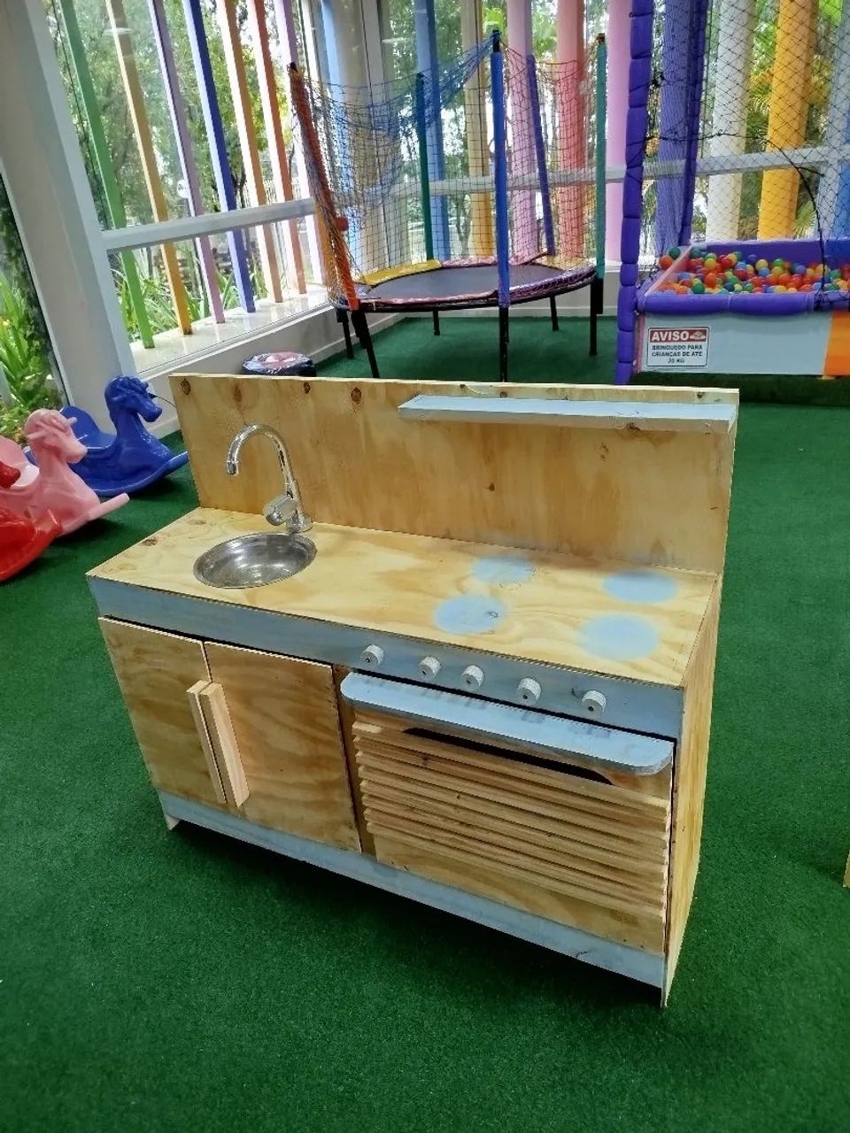 Cozinha Infantil de Madeira - Foto 3