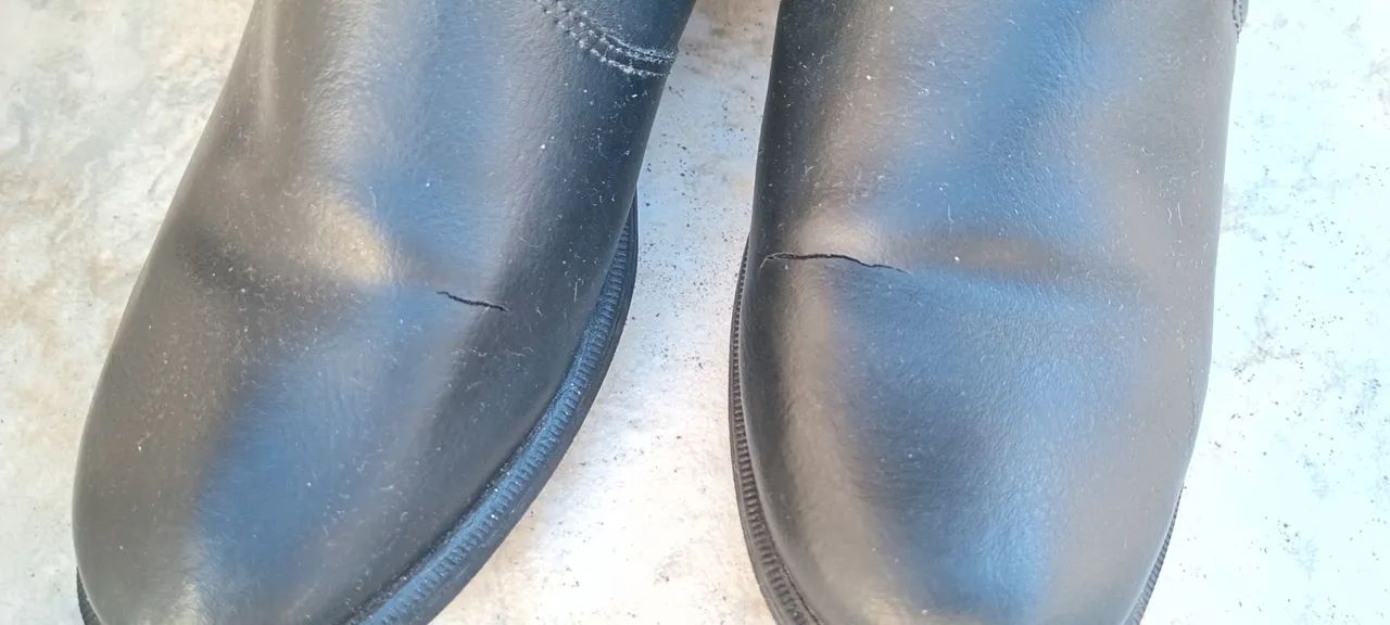 Botas longas pretas número 35  - Foto 3