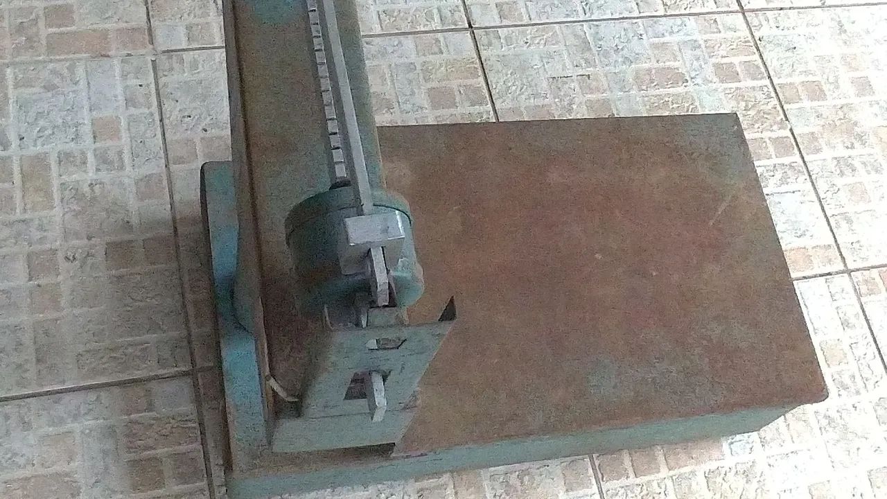Balança plataforma antiga 100kg 
