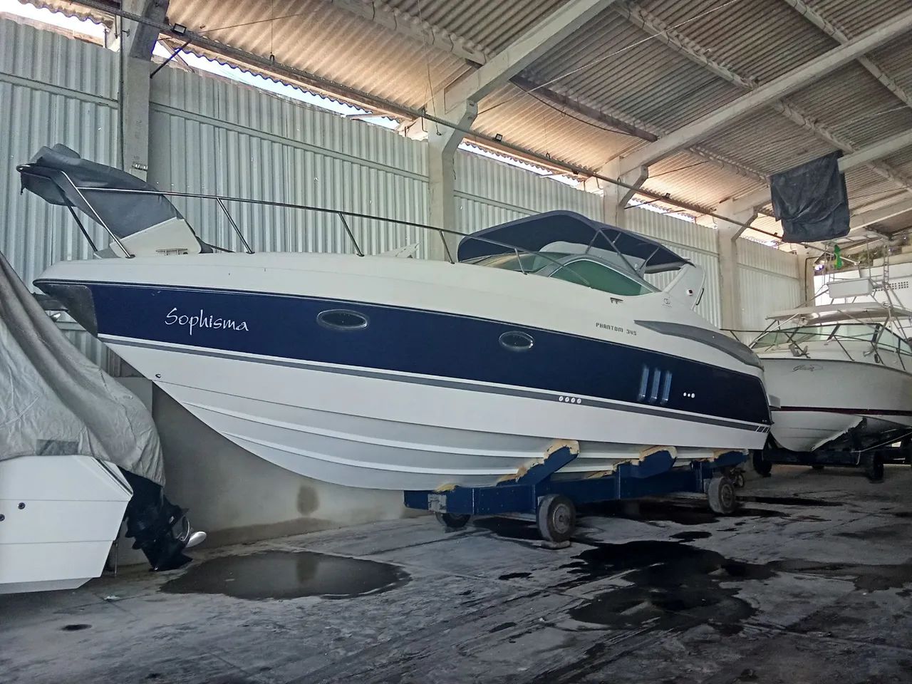 Phantom 345 muito conservada lancha de garagem  - Foto 2