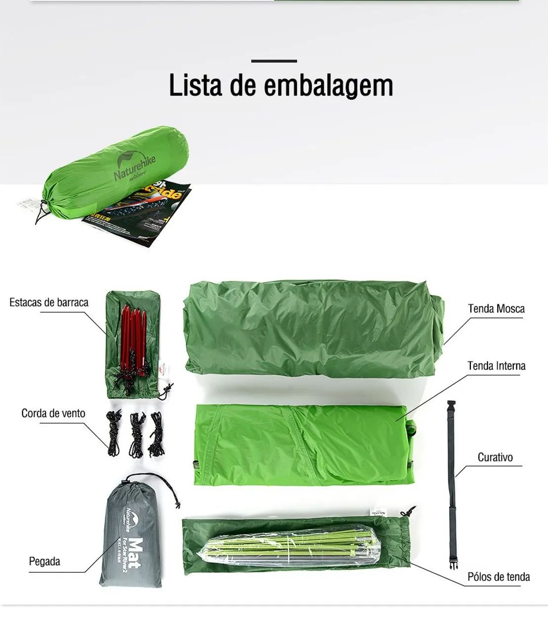 Barraca Naturehike Star river 2 com saia (Nylon 20D) Nova com garantia  - Foto 3