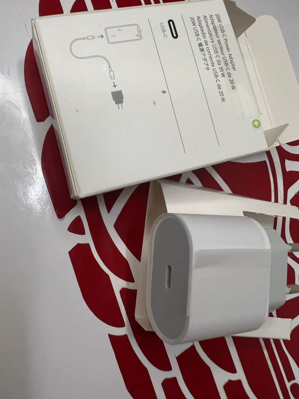 Adaptador de corrente USB-C de 20 W Fonte IPhone Apple  - Foto 6