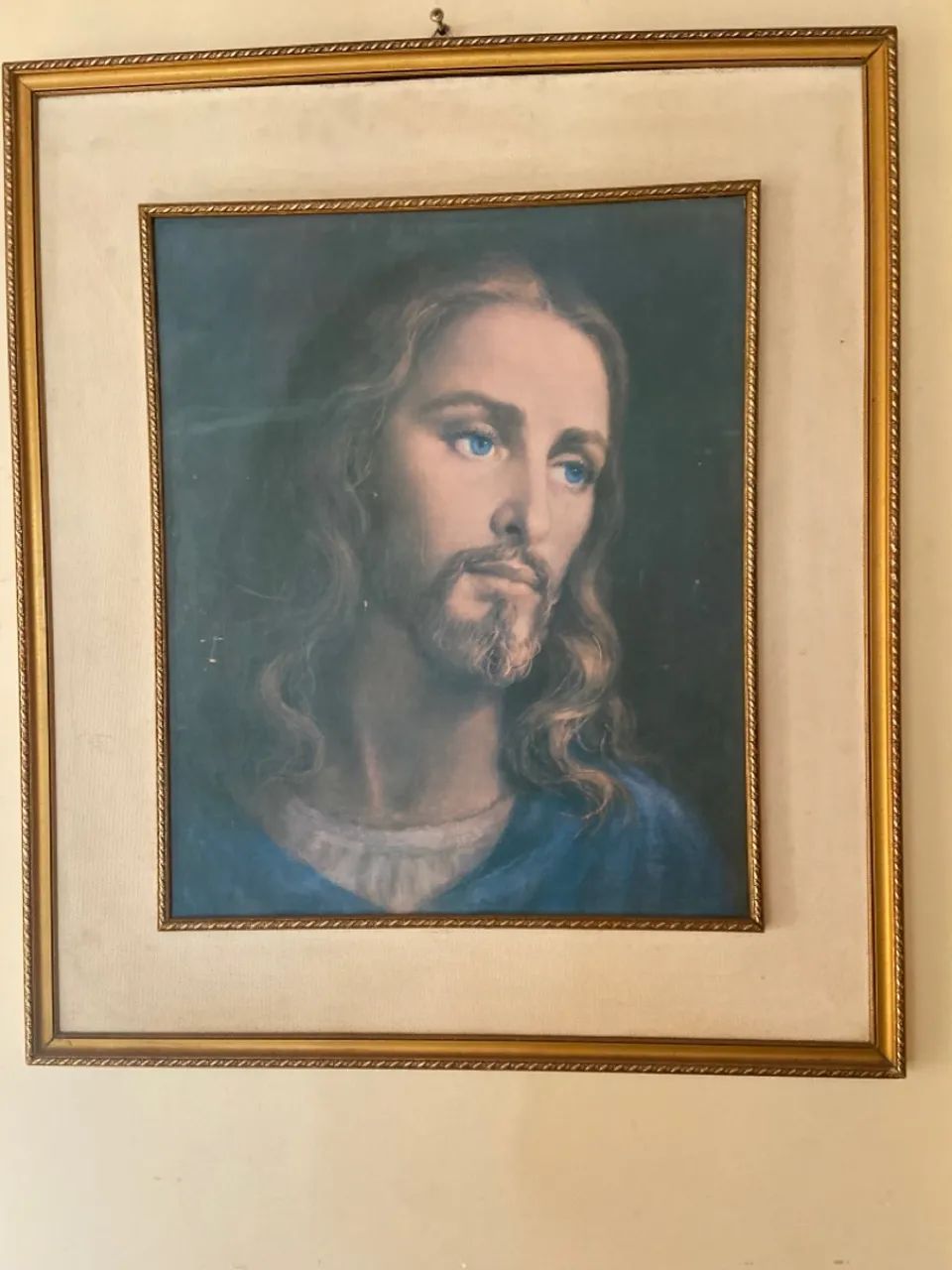 Quadro Jesus Cristo em Moldura Dourada