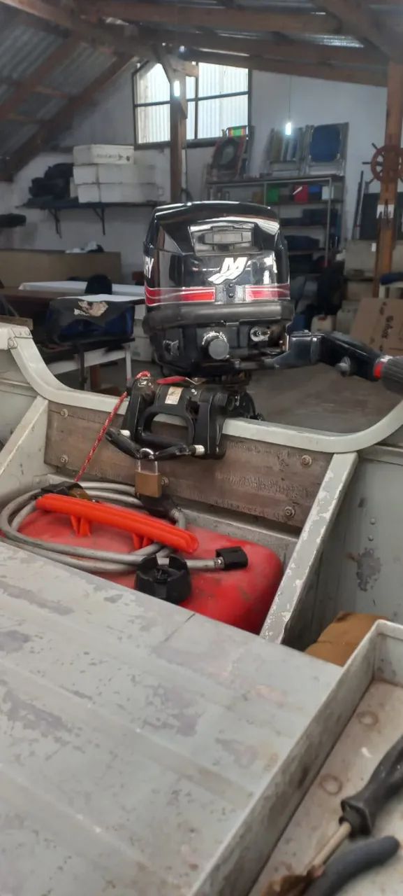 Barco de alumínio 5 mts completo  - Foto 5