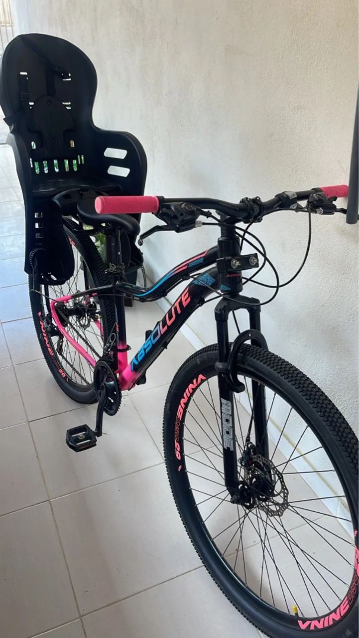 Bicicleta Absolute Aro 29 com Cadeirinha Infantil - Foto 3