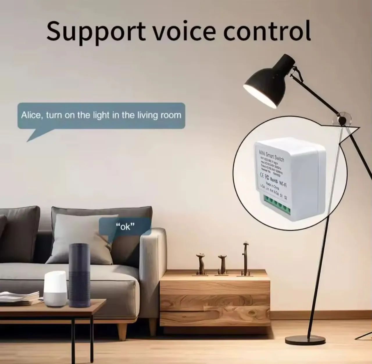 Interruptor Mini Smart Wi-Fi 16A - Compatível com Alexa - Foto 3