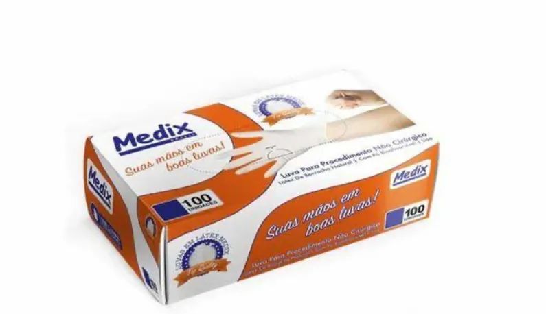 Luvas de procedimento Medix - 100 unidades