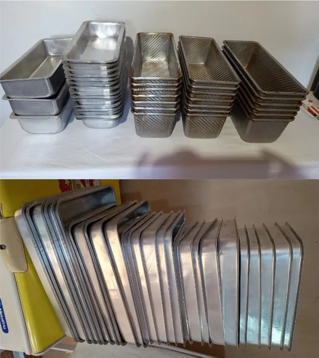 Masseira 25kg - Forno 90x90 - Máq. Assa 50 Frangos - Cilindro Elét. - 67 Formas - Foto 5
