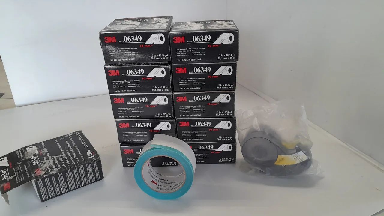 FITA DE MASCARAMENTO AUTOMOTIVO Lote com 11 rolos