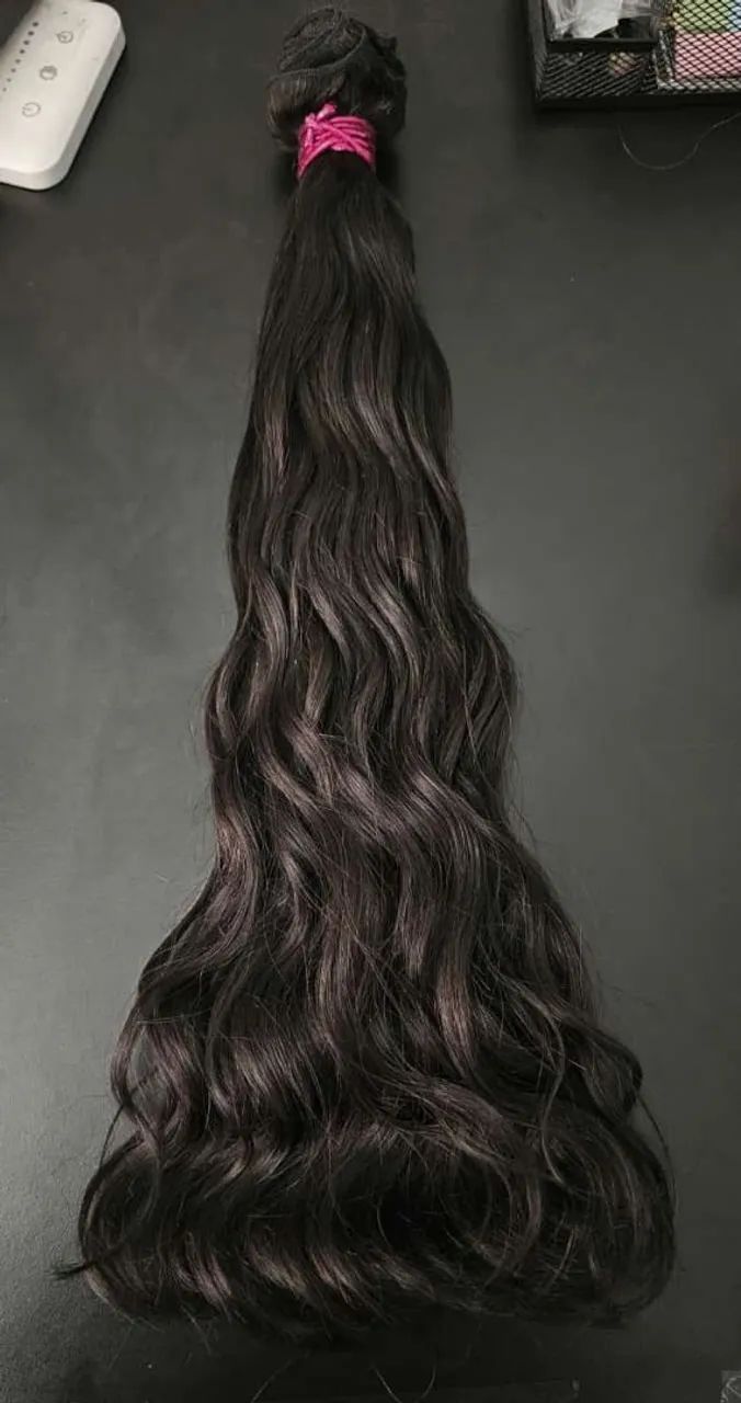 CABELO HUMANO 65cm LIMPO, PONTA CHEIA 5,98 O GRAMA! 