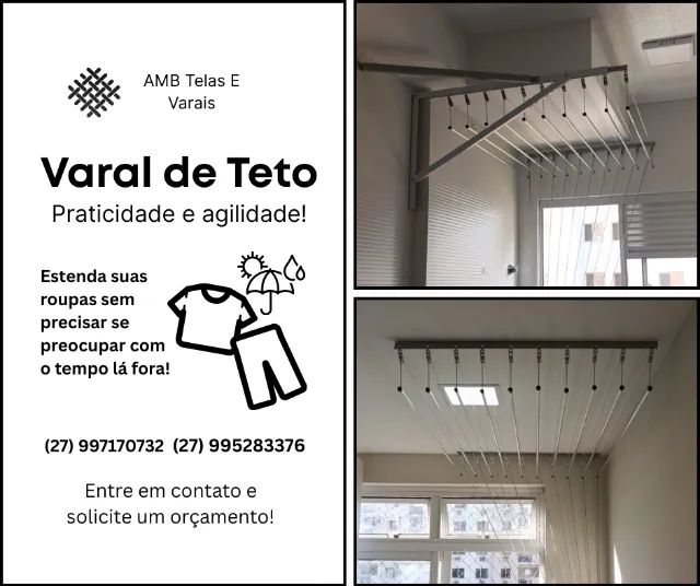 Varal de teto