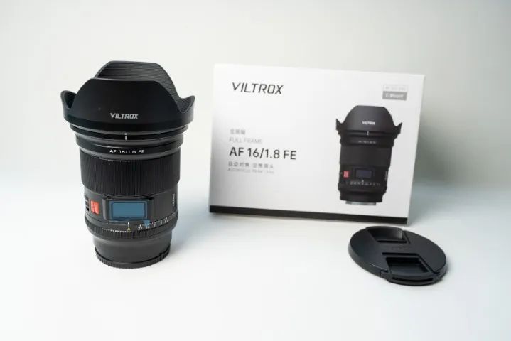 Lente Viltrox 16mm F2.8 para Sony Full Frame FE em excelente estado
