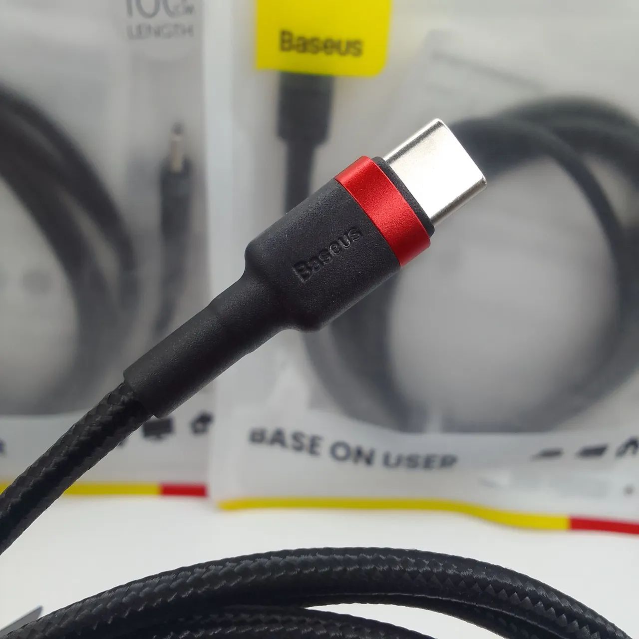 Cabo USB-C para Celular Baseus - PD 3.0 60W - Novo - Foto 5