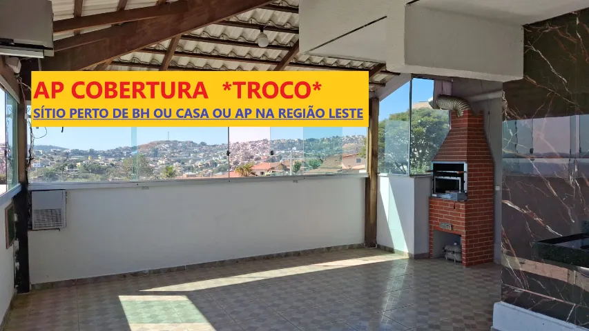 APARTAMENTO COBERTURA (VENDO TROCO, ACEITO SÍTIO PISCINA)