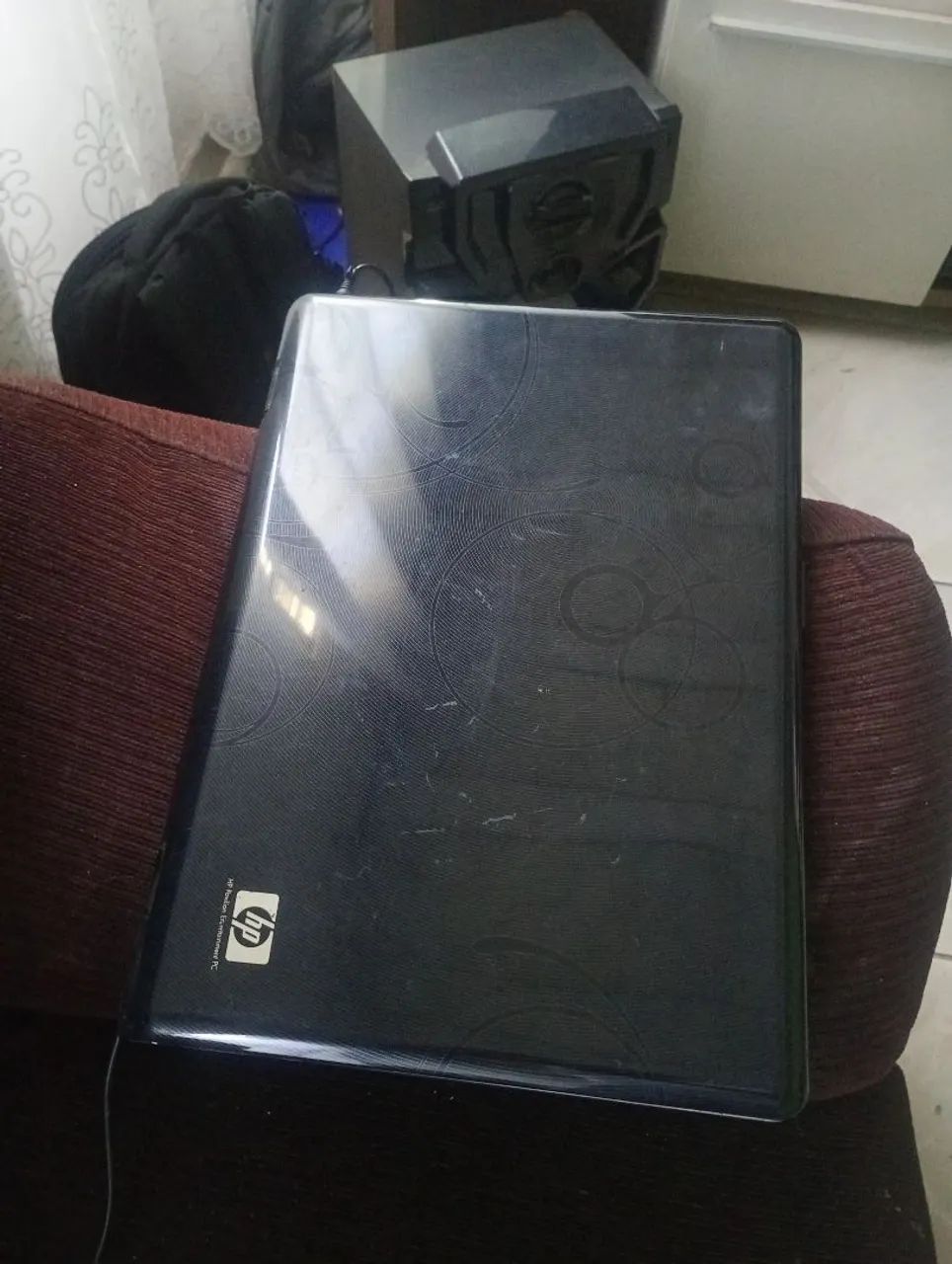 Notebook HP pavilion dv 9500 com Intel Pentium Dual-Core tela 17 polegadas  - Foto 2