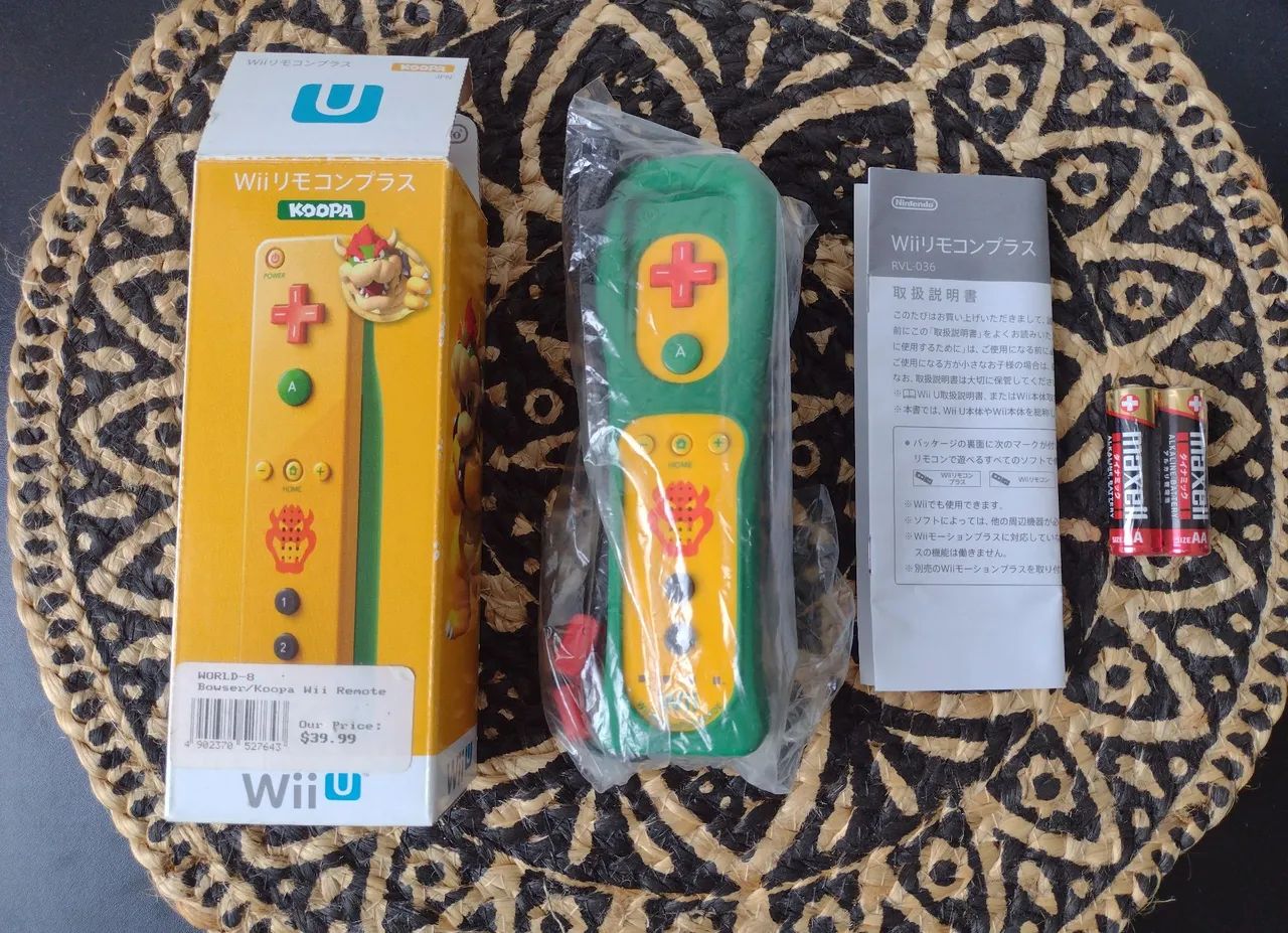 Wii Remote Plus - Bowser (seminovo)
