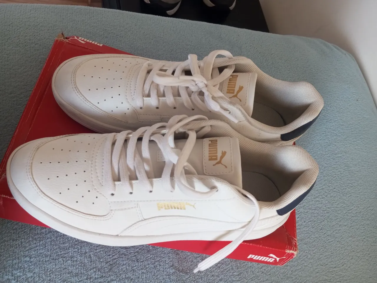 Tênis Puma Branco -usado 3x Tam 40