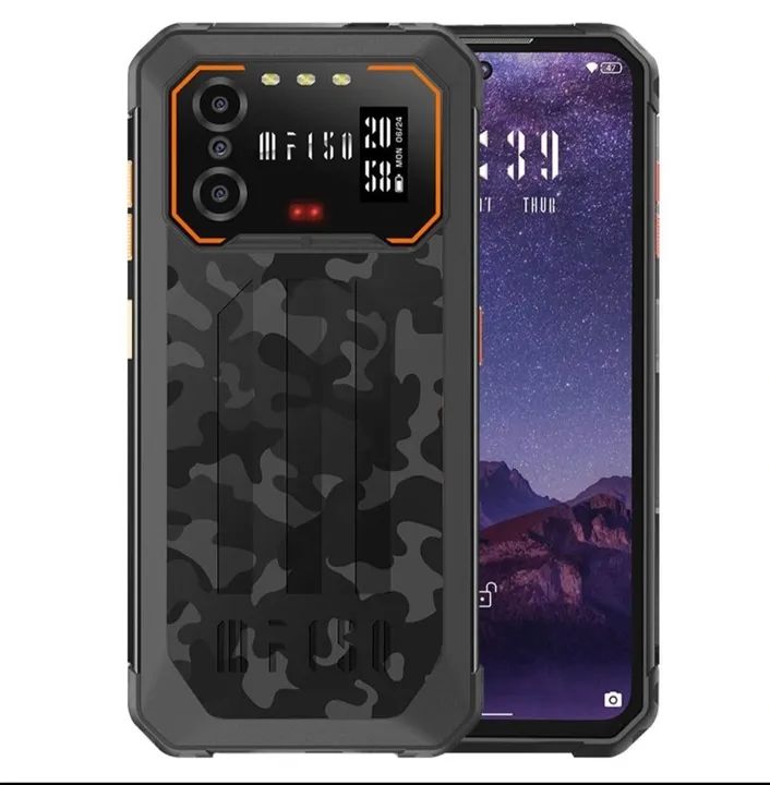 Smartphone Ruggedizado com Câmera Dupla e Design Camuflado
