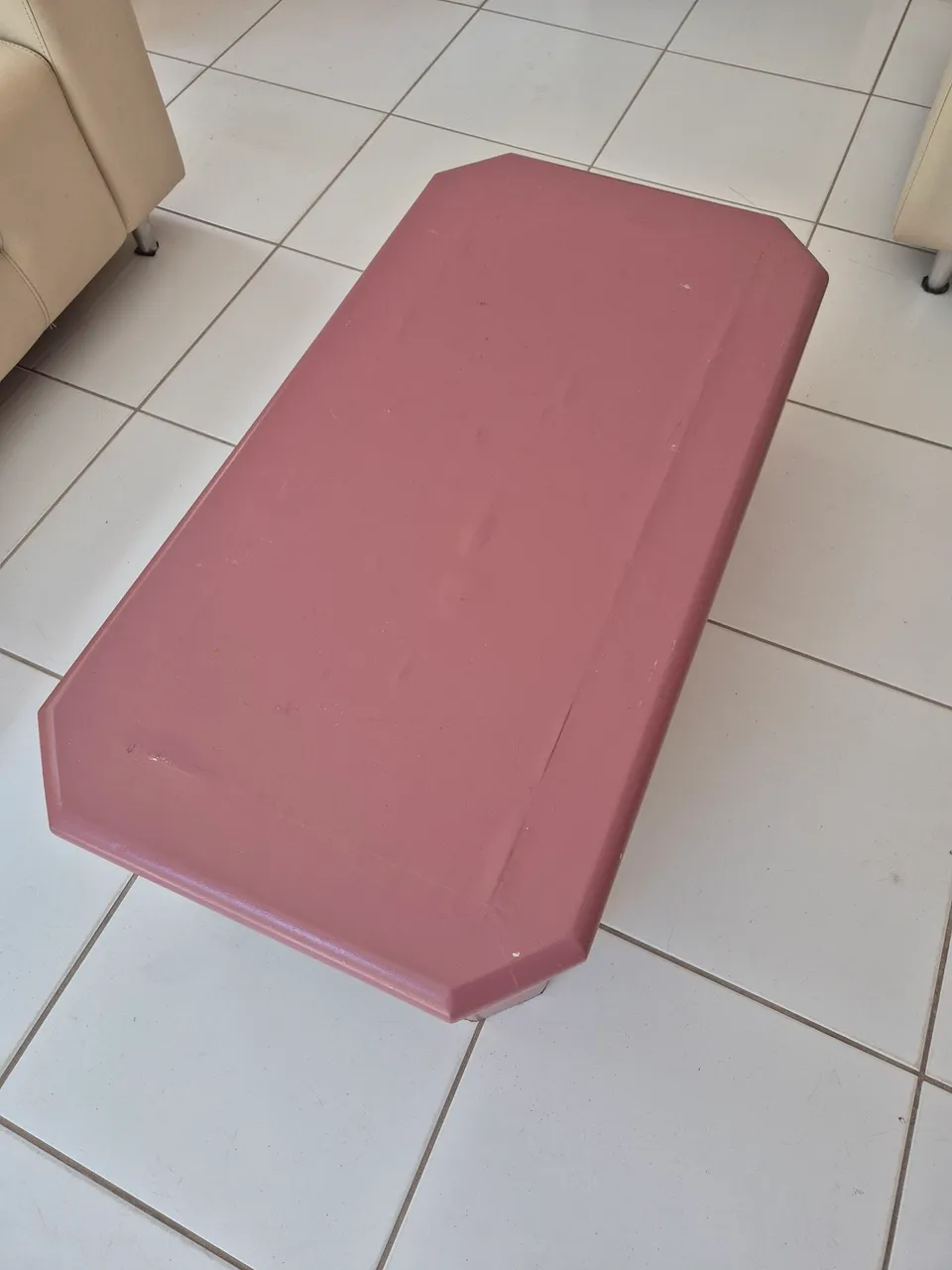 Mesa de Centro Cor de Rosa