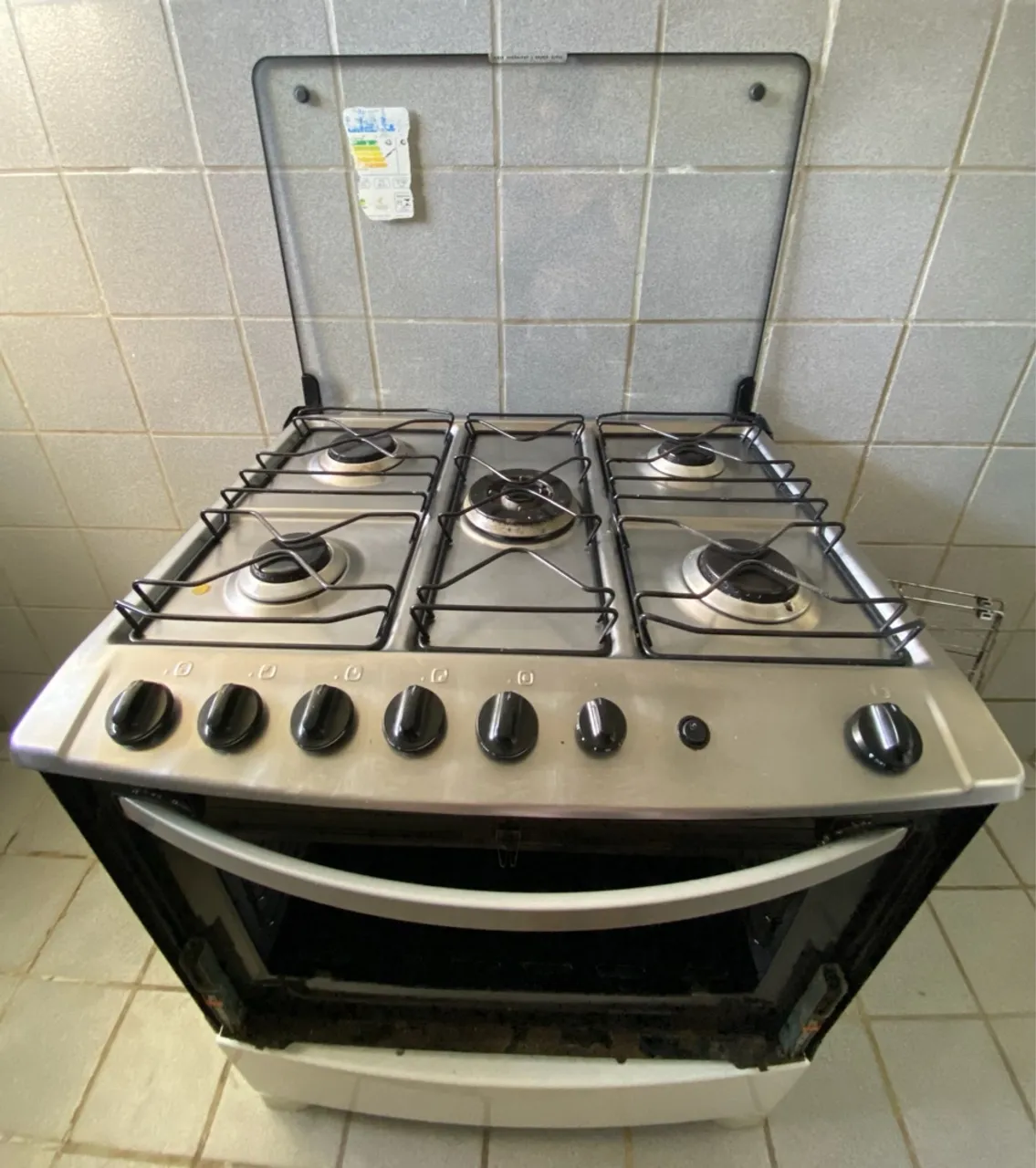 Fogão Electrolux 5 bocas sem vidro