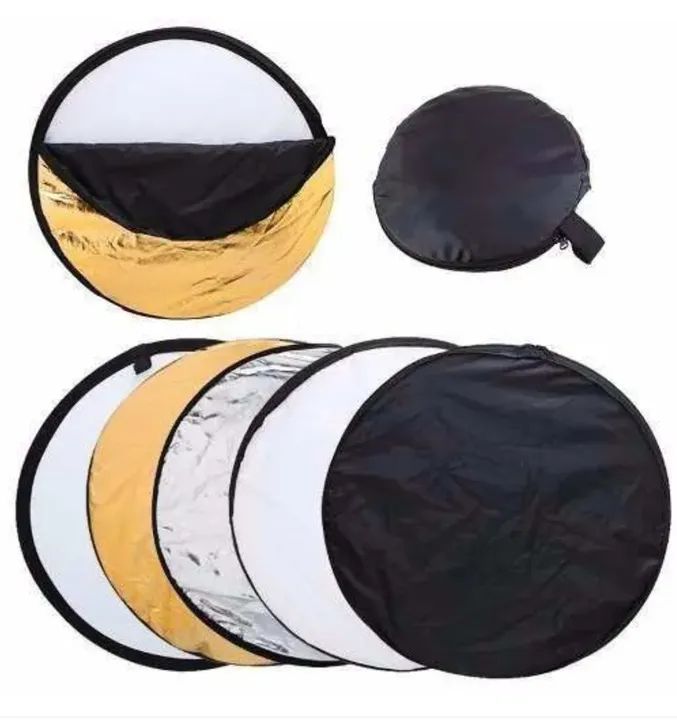 Kit de Refletores para Fotografia - 5 Peças
