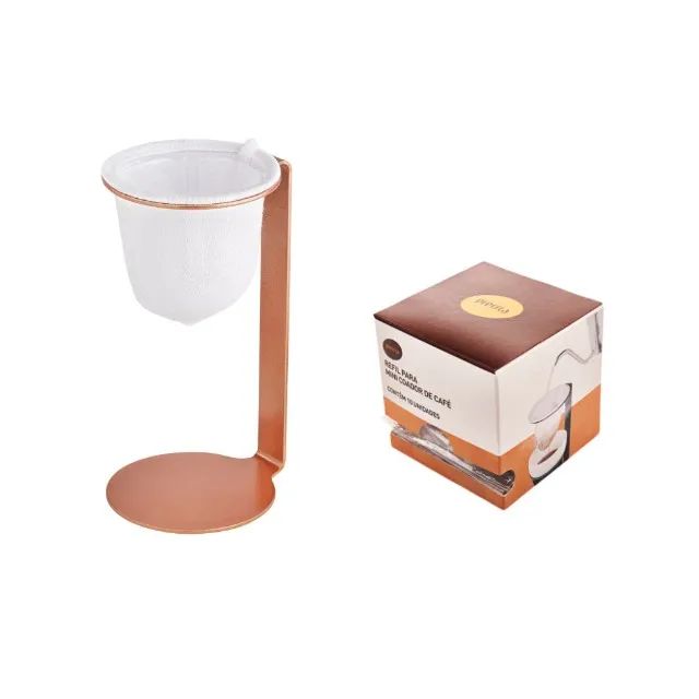 Conjunto Mini Coador de Café Pressca 10 Filtro de Pano