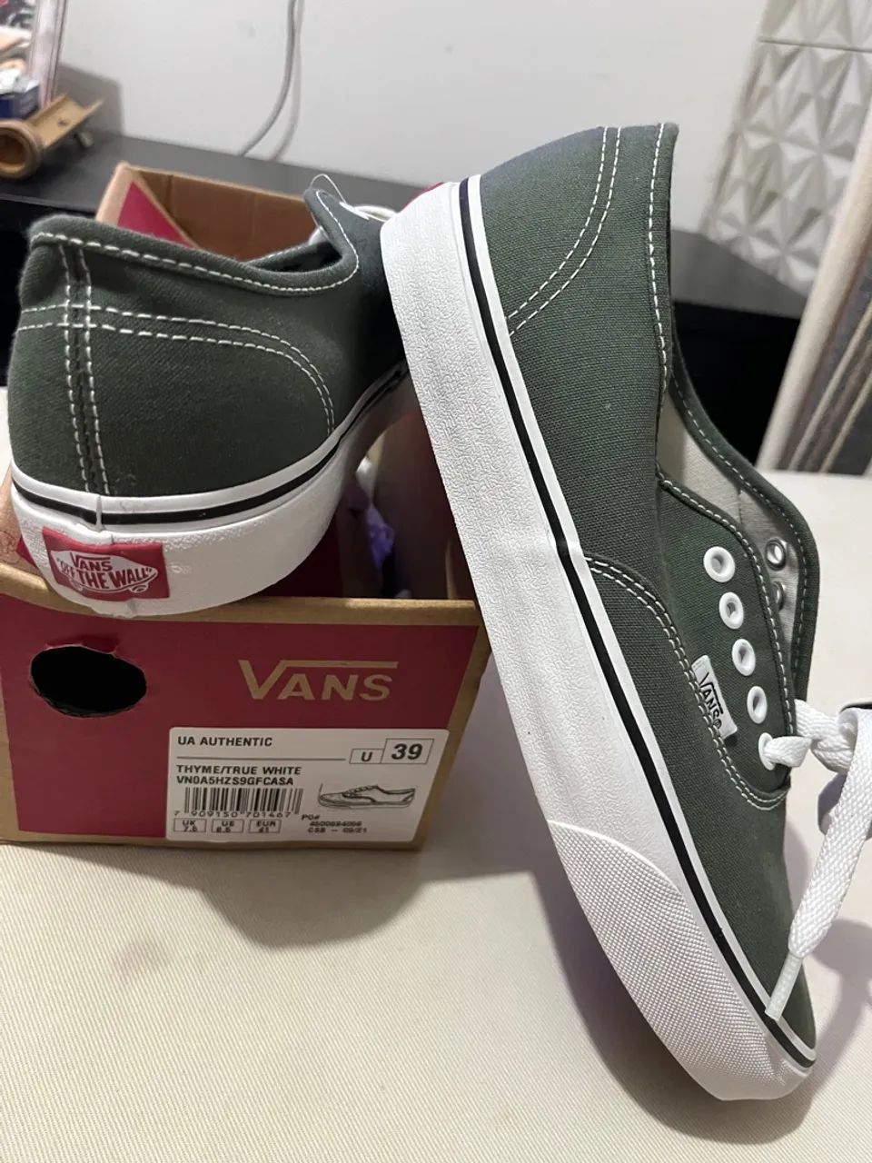 Tênis Vans Authentic Comfycush Mountain View - Verde - Foto 2