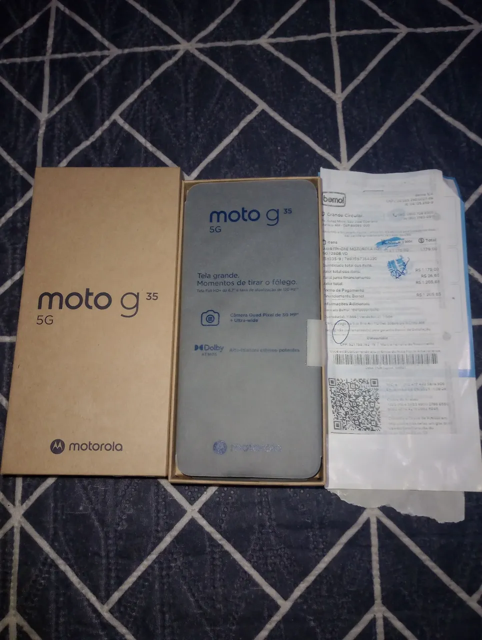 Vendo motog35 novo na caixa interessados chamar no WhatsApp *66 fala com Elvis