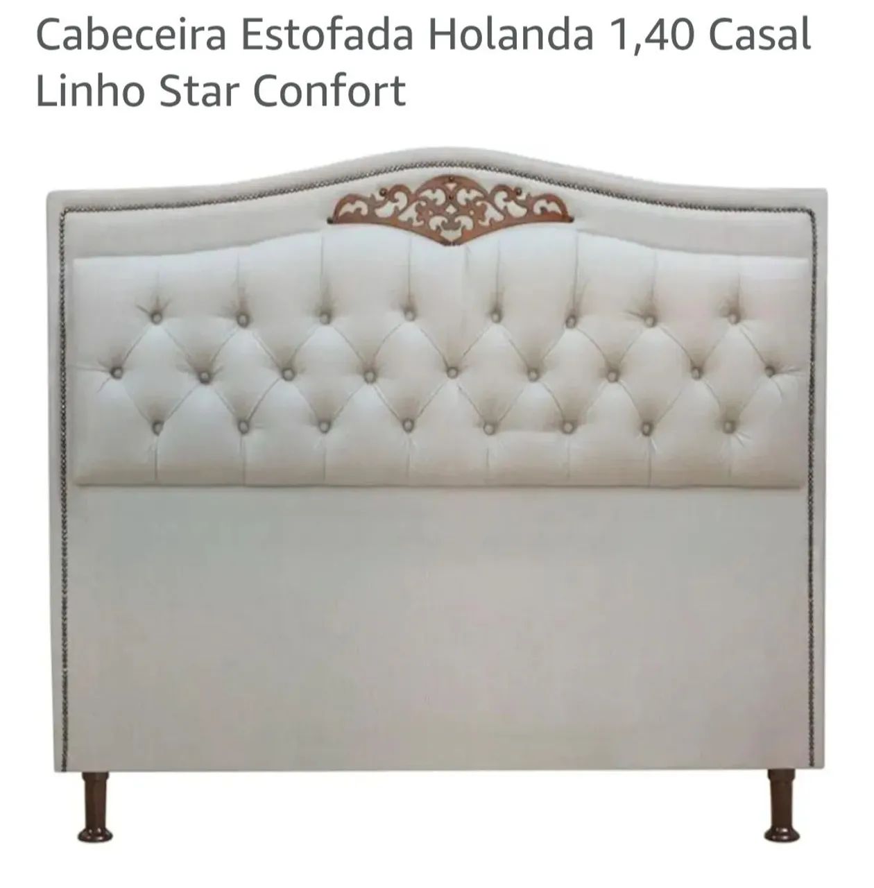 Cabeceira Estofada Holanda 1,40 Casal