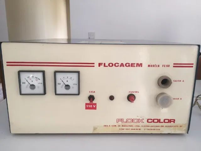 maquina de flocagem (aveludamento de roupas e objetos)