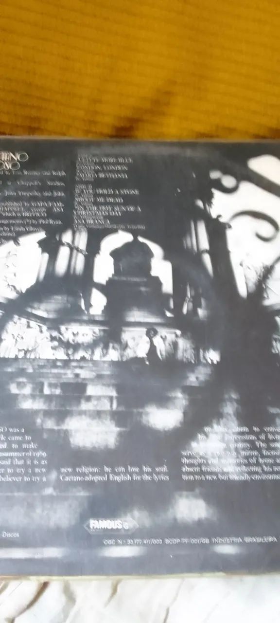 Lp vinil - caetano Veloso 1971 raro - Foto 5
