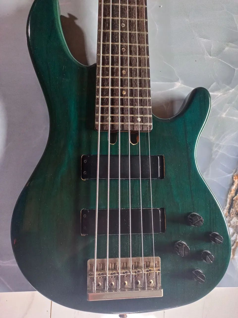 Baixo YAMAHA TRB 6II JAPONÊS Verde - Foto 4