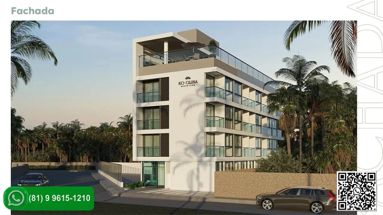 PORTO DE GALINHAS - IMÓVEL PRONTO - Flat 25 m² na praça 21