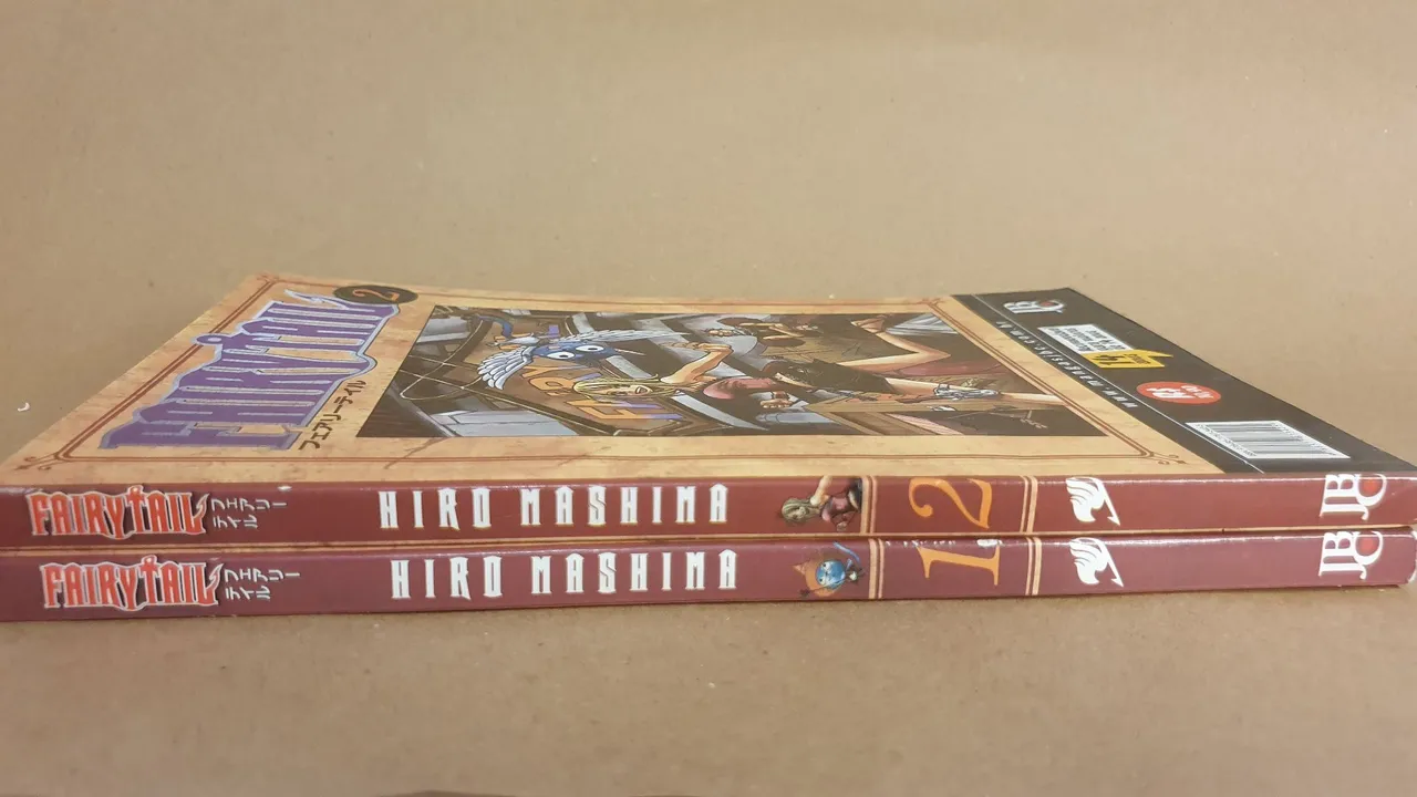 Fairy Tail Vol. 1 e 2 - em ótimo estado