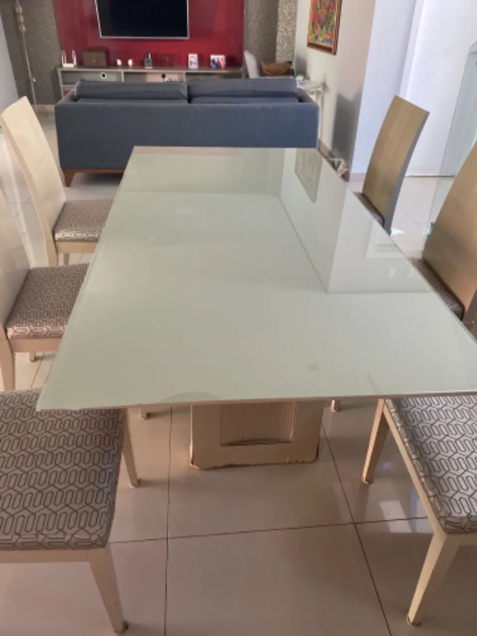 Mesa de jantar com 6 cadeiras - Foto 3