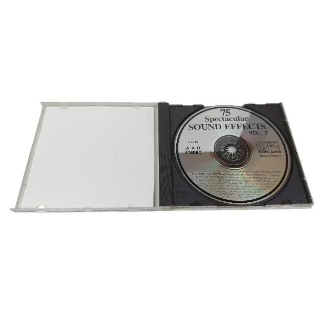 CD 75 Spectacular Sound Effects Vol. 2 - Usado, Original, Efeitos Sonoros - Foto 4