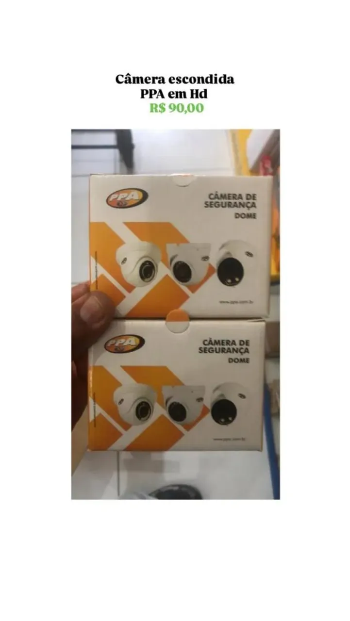 Câmera Escondida PPA HD por R$90,00