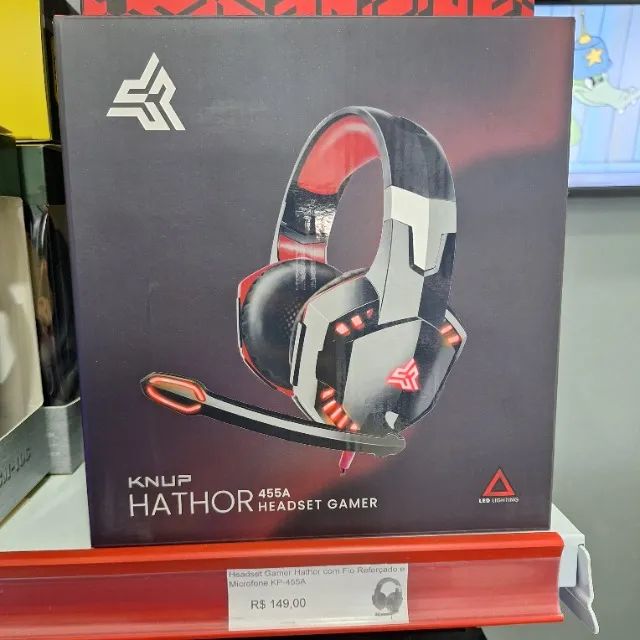 Headset Gamer com Microfone PC PS4 Xbox