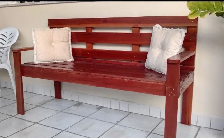 Banco de Jardim Madeira Maciça  - Foto 2