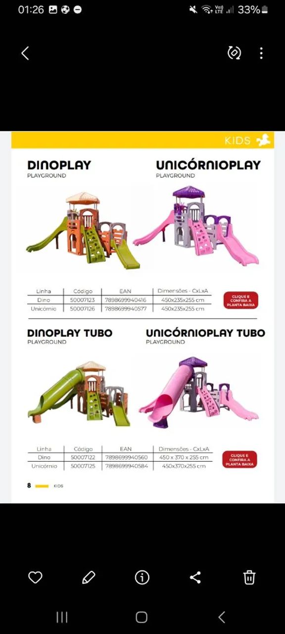 Playground Infantil DinoPlay - Diversão garantida! - Foto 3