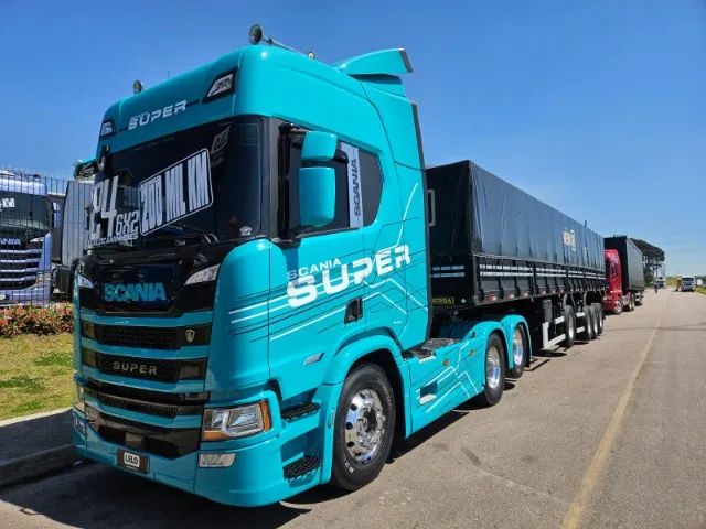 Scania R460 SUPER Ano 24 6x2Geladeira + 4 Eixo Graneleiro Guerra ano 23 13.5x 1.80mts - Foto 3