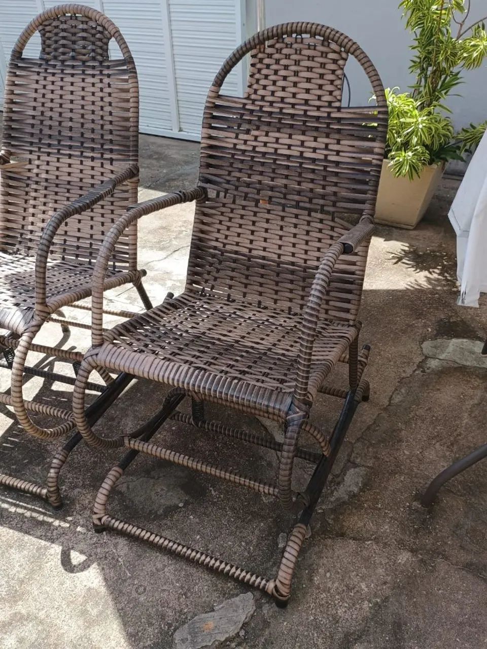 Conjunto de cadeiras de balanço para área externa - Foto 2
