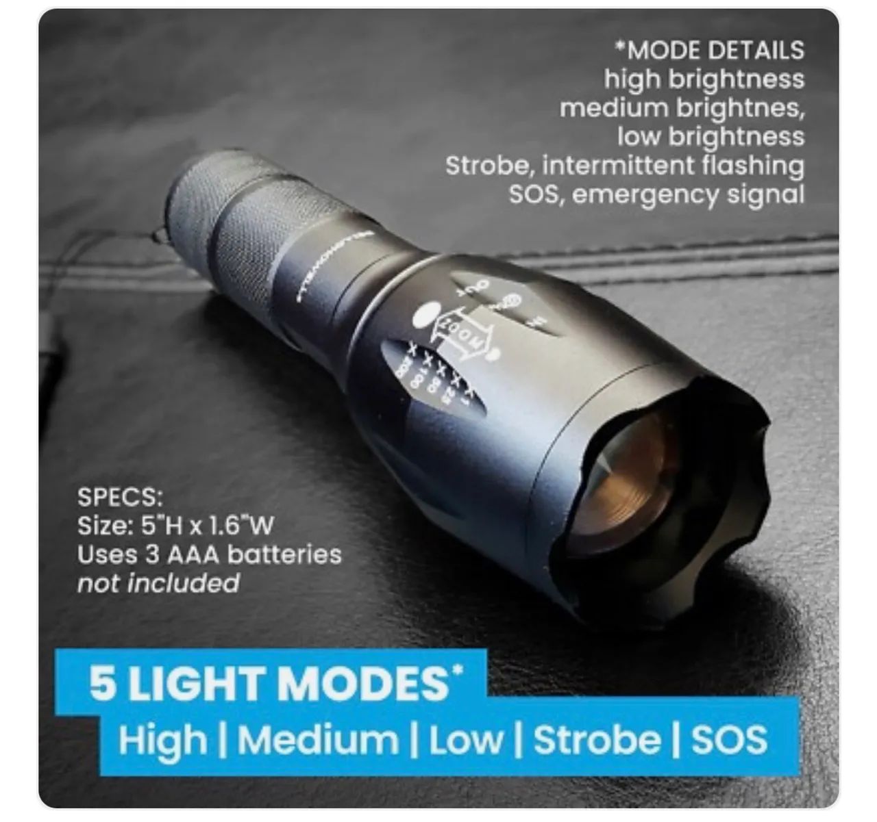 Lanterna Taclight Bell+Howell LED - Alta Potência