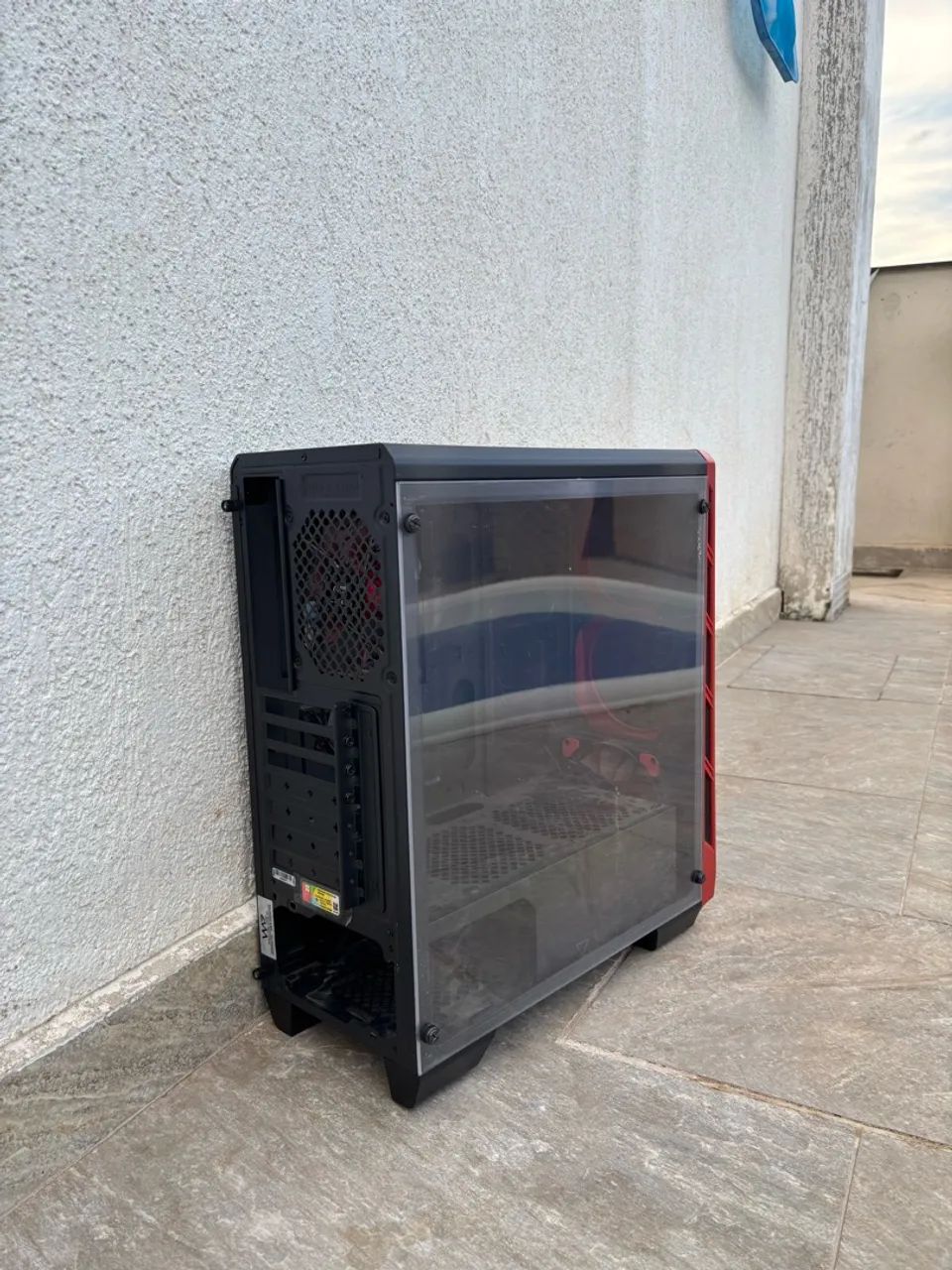 Gabinete Gamer Micro ATX com 4 Fans e Lateral Transparente  - Foto 2