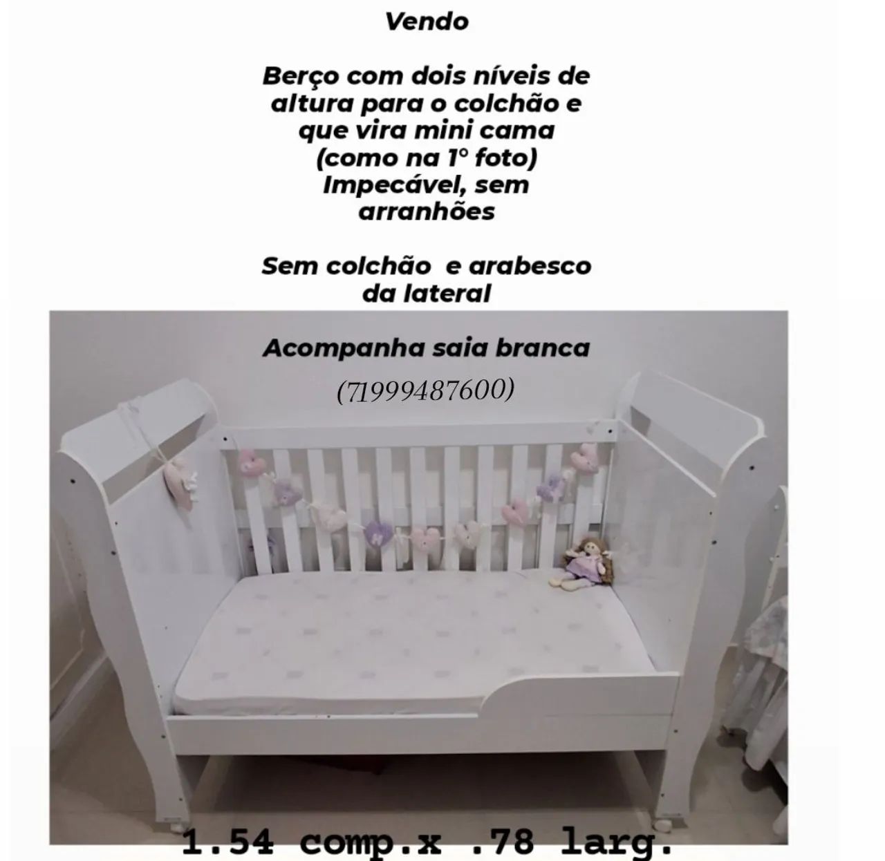 Berço/ mini cama  - Foto 3
