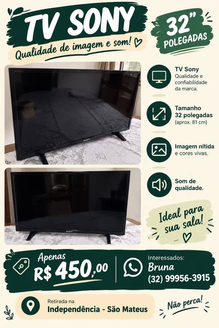 Tv 32? - Sony 