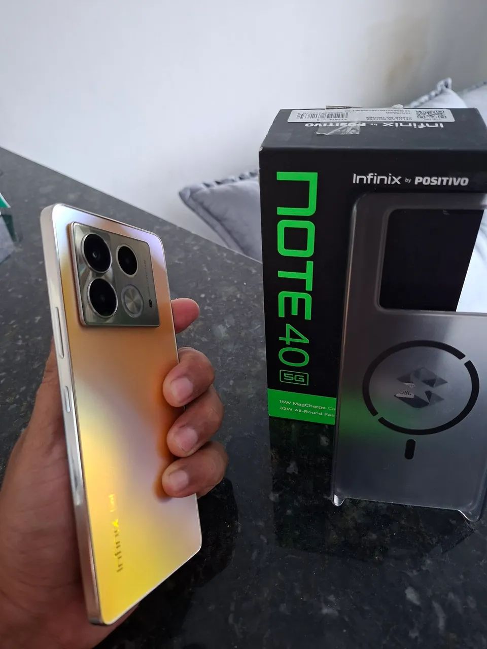 Celular Infinix Note 40 5G 256GB  - Foto 2