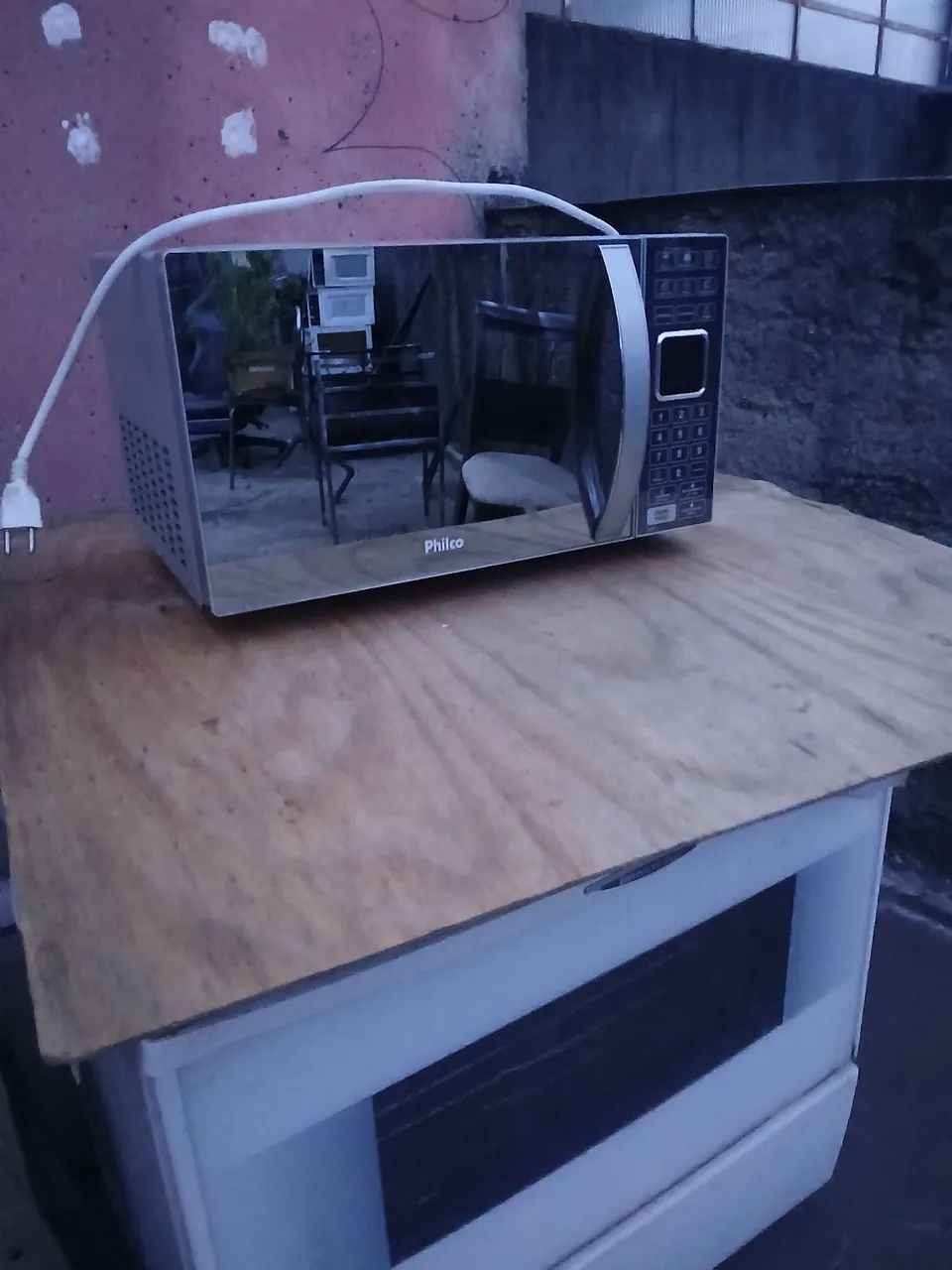 Micro-ondas Philco 20litros espelhado 