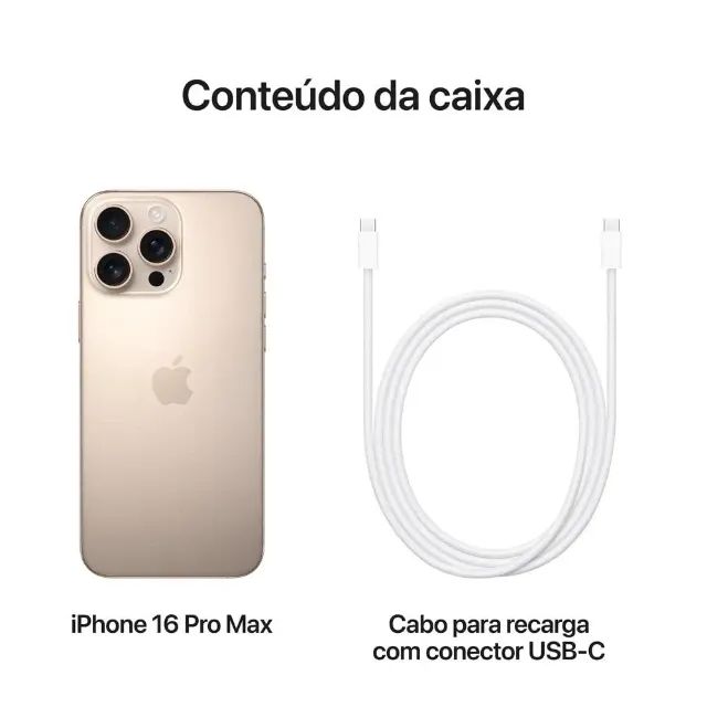 Apple iPhone 16 Pro Max (256 GB) - Titânio-deserto - Foto 6