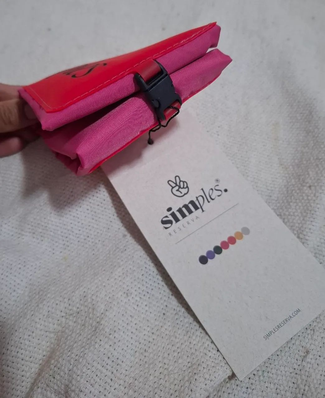 Bolsa dobrável Nylon Reserva Simples  - Foto 3